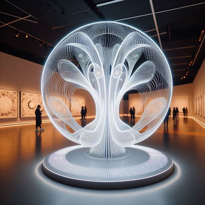 led light art